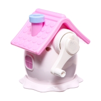Точилка механическая с контейнером, 5 видов заточки, Домик розовый Точилка механическая с контейнером, 5 видов заточки, Домик розовый