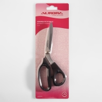 Ножницы закройные, скошенное лезвие, для лёгких и средних тканей, 8,2", 21 см, цвет чёрный