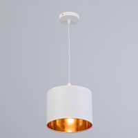 Люстра "Оазис" 1х60Вт Е27 Белый, золото 20х15х30(100)см