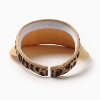 Козырёк женский MINAKU "Leopard" цвет коричневый, р-р 56-58 Козырёк женский MINAKU "Leopard" цвет коричневый, р-р 56-58