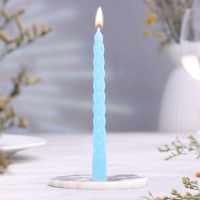 Набор свечей витых,1,5х 15 см, 2 штуки, аромат яблоко