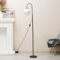 Торшер Sabine 1х40Вт Е27 черный 23х25х154см Торшер Sabine 1х40Вт Е27 черный 23х25х154см