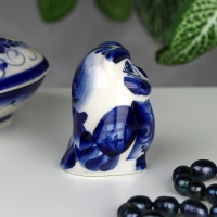 Сувенир &laquo;Сова&raquo;, 5 см, гжель