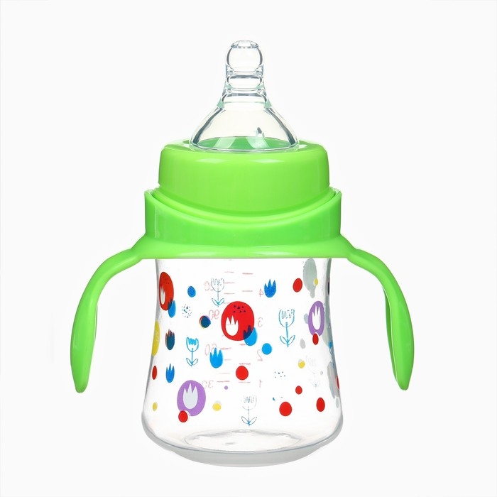 Бутылочка для кормления Ø50мм ШГ, +0мес., 150мл, цвет зеленый Бутылочка для кормления Ø50мм ШГ, +0мес., 150мл, цвет зеленый