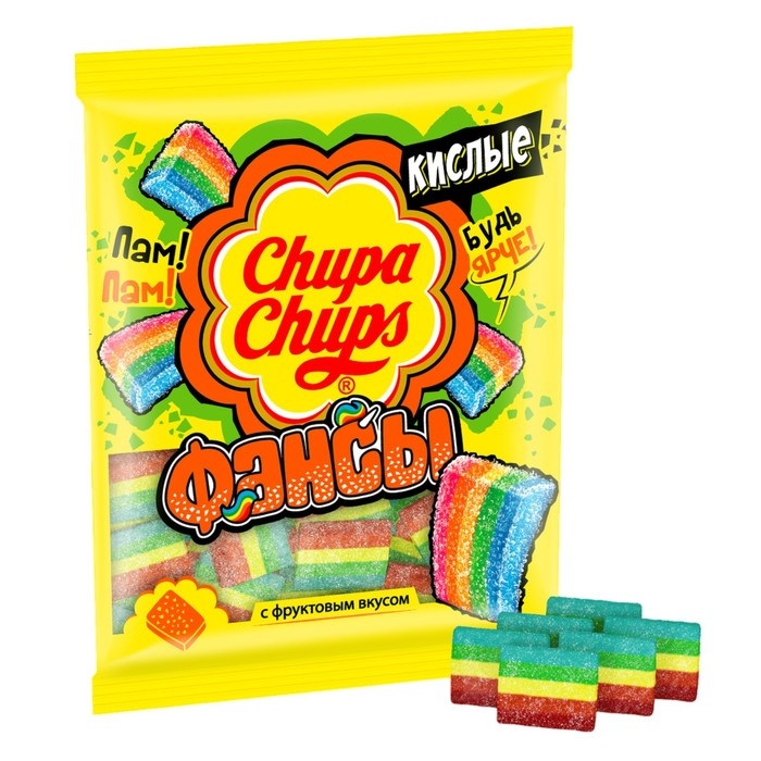 Жевательный мармелад Chupa Chups Жевательный мармелад Chupa Chups "Фансы" 70 г
