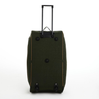 Сумка дорожная на колёсах, отдел на молнии, отдел для обуви, 3 наружных кармана, длинный ремень, цвет хаки Сумка дорожная на колёсах, отдел на молнии, отдел для обуви, 3 наружных кармана, длинный ремень, цвет хаки