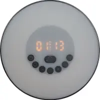 Лампа-колонка со световым будильником dreamTime, ver.2, черная