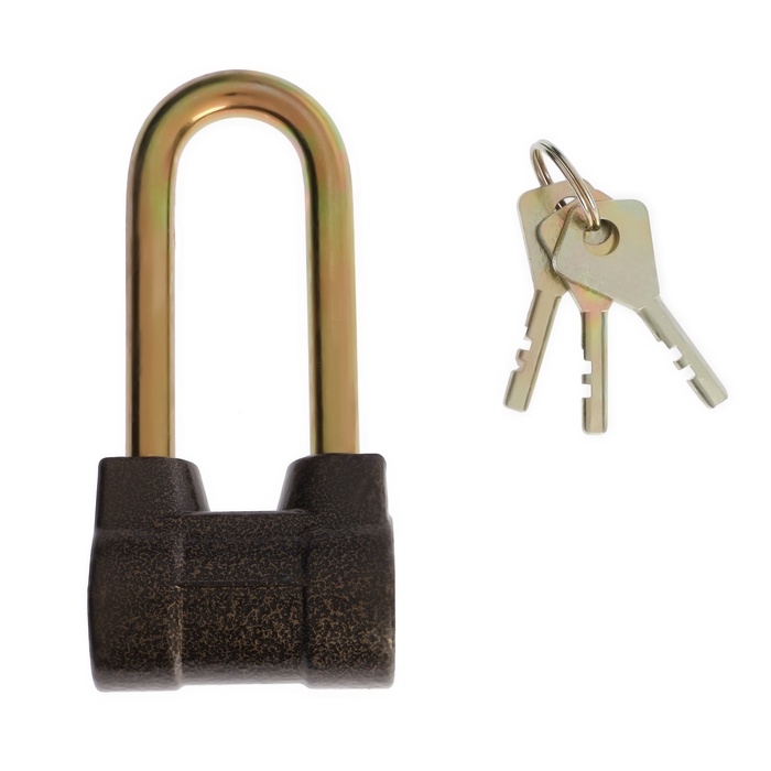 Замок навесной, тип 7.7 усиленный , 55х116 мм, 3 ключа