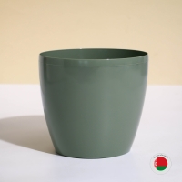 Кашпо для цветов, d = 17 см, 2,7 л, пластик, цвет зелёный шалфей Кашпо для цветов, d = 17 см, 2,7 л, пластик, цвет зелёный шалфей