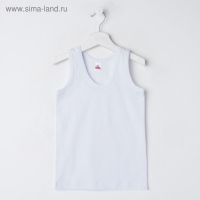 Майка детская, белый, рост 104