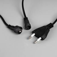 Гирлянда &laquo;Звёздное небо&raquo; 1 &times; 5 м роса, IP44, УМС, серебристая нить, 300 LED, свечение тёплое белое