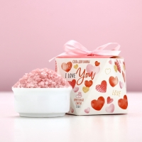 Соль для ванны ЧИСТОЕ СЧАСТЬЕ I love you, 150 г, аромат фруктового смузи Соль для ванны ЧИСТОЕ СЧАСТЬЕ I love you, 150 г, аромат фруктового смузи