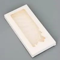 Подарочная коробка под плитку шоколада, с вырубным окном, &laquo;Бабочки&raquo;, 17.1&times;8&times;1.4 см