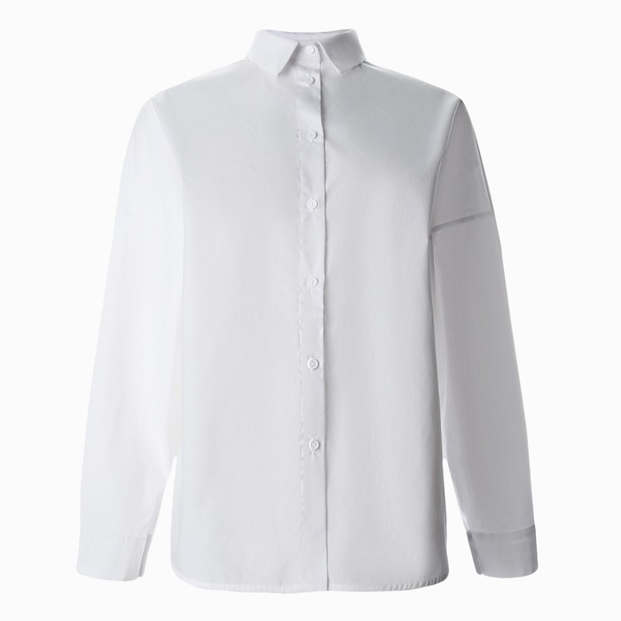 Блузка женская MINAKU: Casual Collection цвет белый, р-р 54 Блузка женская MINAKU: Casual Collection цвет белый, р-р 54