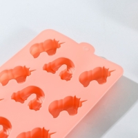 Форма для шоколада Доляна &laquo;Сказка&raquo;, силикон, 22&times;10,7&times;1,5 см, 12 ячеек, цвет МИКС