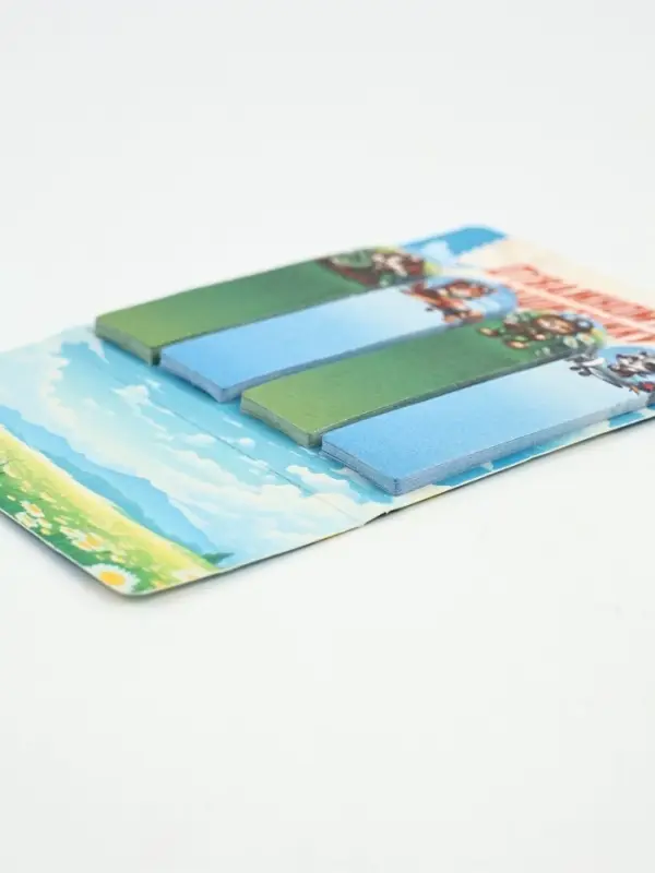 Стикеры-закладки с липким слоем 4 шт, 20 л  "Отважному защитнику!"