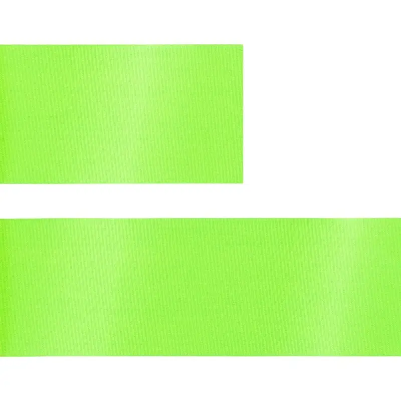 Лента сатиновая Satin 35 S, зеленый неон, 20 см