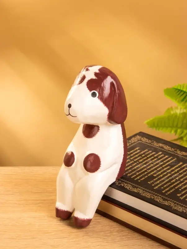 Сувенир &laquo;Собачка сидячая&raquo;, 7&times;6&times;15 см, дерево