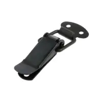 Замок-защелка на ящик, 4.5 см, железный, черный,10 шт.