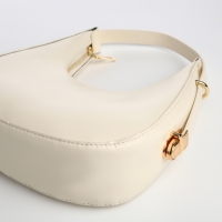 Сумка женская на молнии, цвет молочный