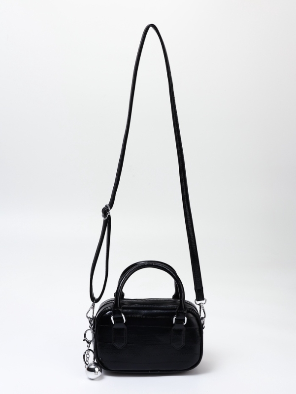 Сумка женская, 20*9*12, отд на молнии, длин ремень, черный Сумка женская, 20*9*12, отд на молнии, длин ремень, черный