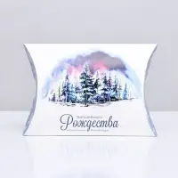 Коробка складная, подарочная новогодняя &laquo;Волшебного Рождества&raquo; 15&times;11&times;3 см