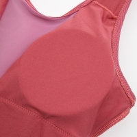 Купальник женский слитный в рубчик MINAKU однотонный цвет розовый, размер 42 Купальник женский слитный в рубчик MINAKU однотонный цвет розовый, размер 42