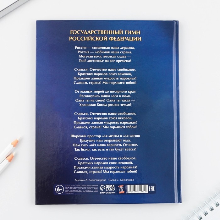 Дневник школьный 1-11 класс универсальный &laquo;Россия&raquo;, твердая обложка 7БЦ, глянцевая ламинация, 40 листов