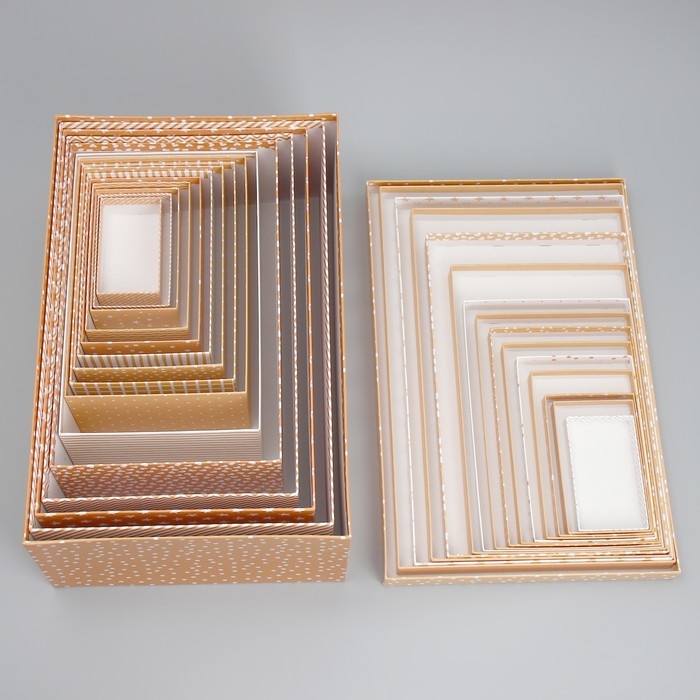 Набор коробок 15 в 1, упаковка подарочная, &laquo;Универсал&raquo;, 12 х 6.8 х 4 см - 46.6 х 30.2 х 17.5 см