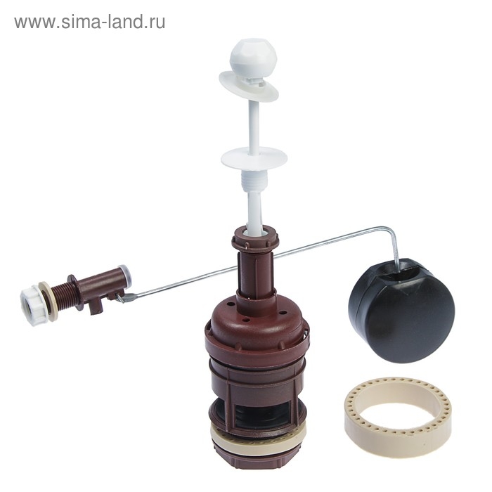 Арматура для смывных бачков Арматура для смывных бачков "РБМ" АС-1.1, с боковым шаровым клапаном