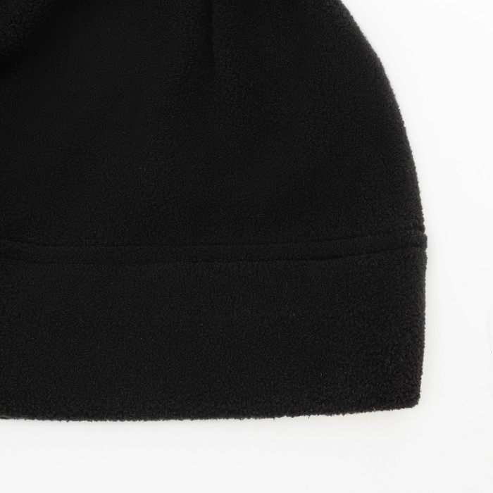 Шапка/подшлемник утепленный, флисовый, цвет чёрный, размер 56-58
