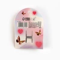 Заколка для волос Magic серебряная, 5.5 х 2 см