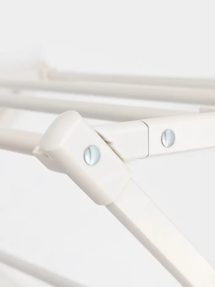 Сушилка для белья напольная LaDо́m, складная, раздвижная, металл, белая