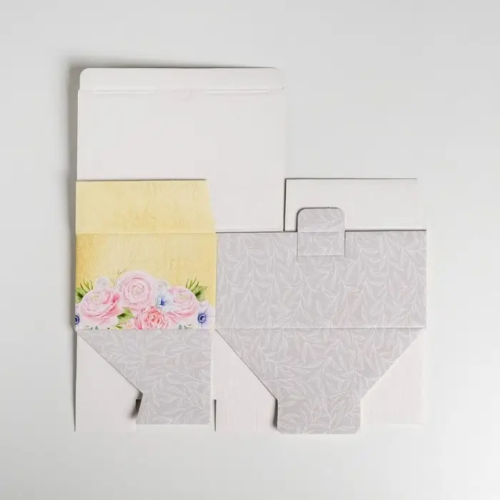 Коробка‒пенал, упаковка подарочная, &laquo;Счастье ждёт тебя&raquo;, 22 х 15 х 10 см