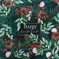 Упаковочная бумага на новый год &laquo;Зимний хлопок&raquo;, 70 х 100 см, глянцевая