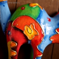 Сувенир дерево "Кошка" 30х15х5 см