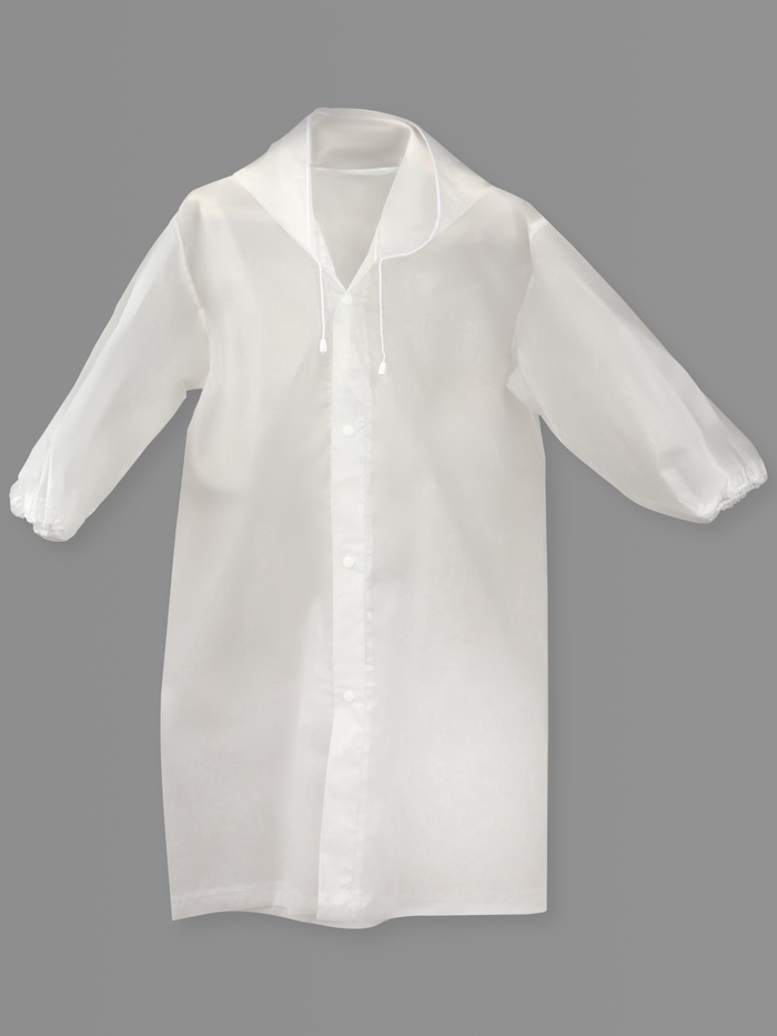 Дождевик детский однотонный прозрачный, рост 120-160 см, цвет МИКС