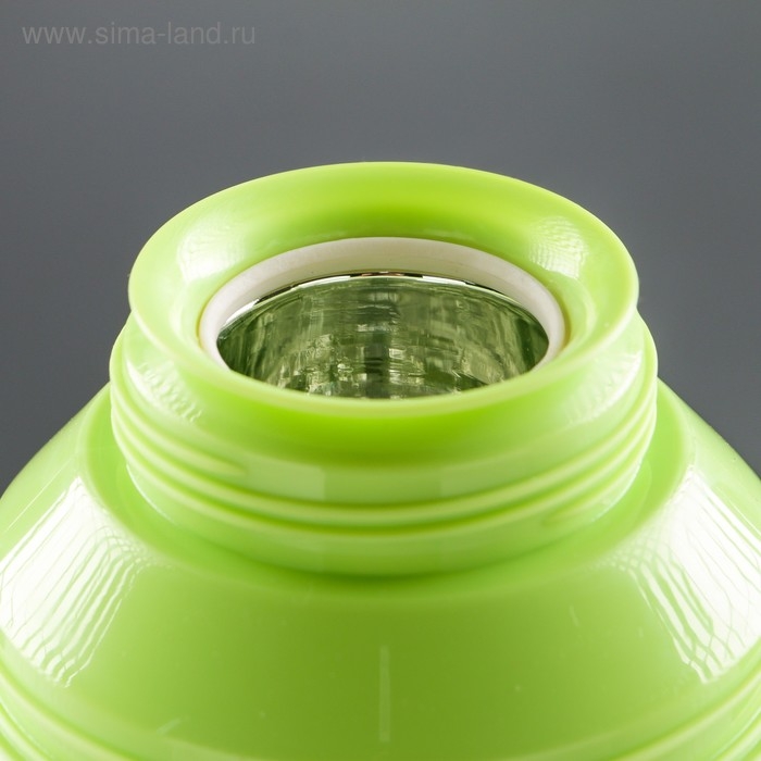 Термос 1 л, со стеклянной колбой, сохраняет тепло 10 ч, микс