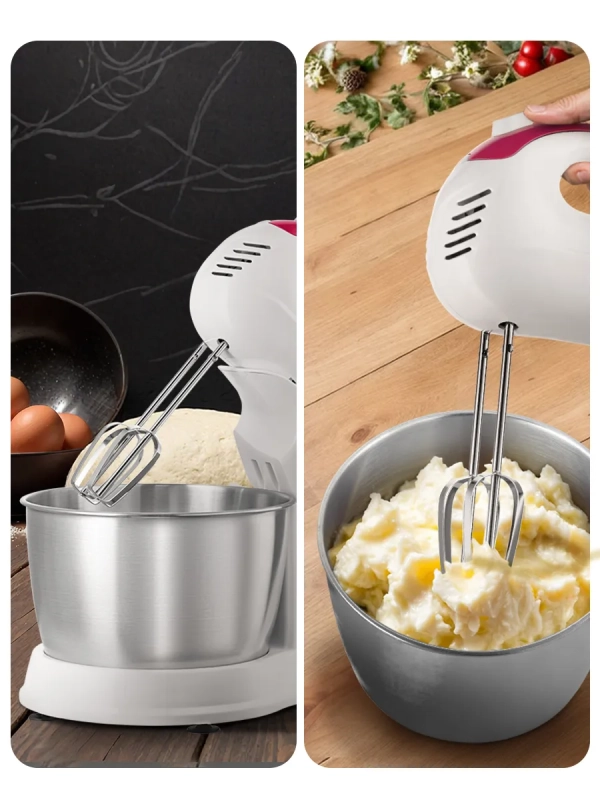 Миксер ручной и стационарный КТ-3485 - 250 Вт