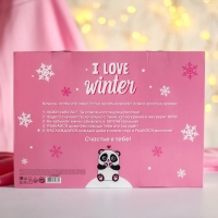 Набор Pandastic winter, палантин (180х68 см) и ежедневник, А5, 80 листов