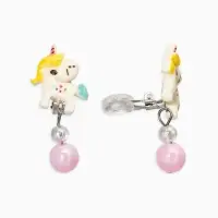 Комплект детский &laquo;Выбражулька&raquo; 3 предмета, клипсы, бусы, ободок, единорог, цветной