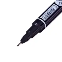 Маркер перманентный ErichKrause Double P-80, двусторонний, чёрный