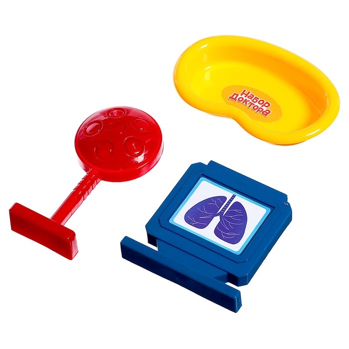 Игровой набор доктора &laquo;Учимся лечить&raquo; в чемодане,15 предметов