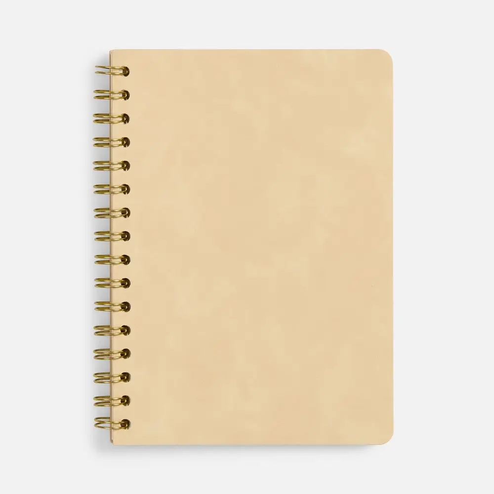 Ежедневник Spiral, недатированный, бежевый