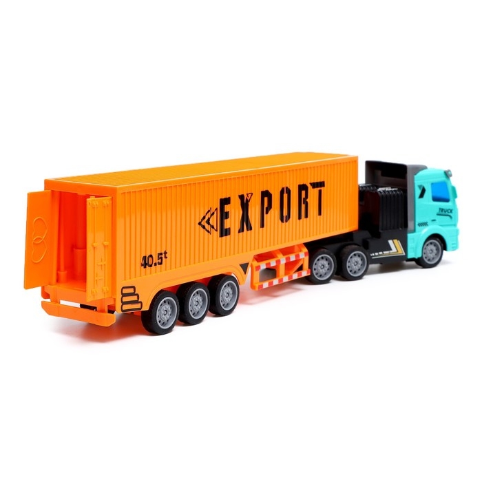 Грузовик радиоуправляемый &laquo;Контейнеровоз&raquo;, масштаб 1:48, свет, работает от аккумулятора