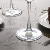 Гирлянда &laquo;Мишура&raquo; 1 м роса, IP20, серебристая нить, 20 LED, батарейки CR2032х2 (в комплекте), свечение мульти