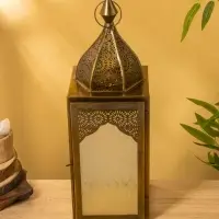 Подсвечник фонарь "Купол" железо 16,5х15,5х45 см