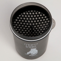 Шейкер спортивный &laquo;Спорт? А может не надо?&raquo;, чёрный, с чашей под протеин, 500 мл