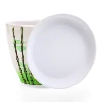 Горшок цветочный поддоном  1 л,  керамика, Азия (М)