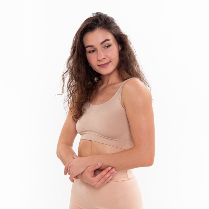 Топ женский TOP CLASSIC цвет телесный (skin gul), размер 42-46 (S-M)
